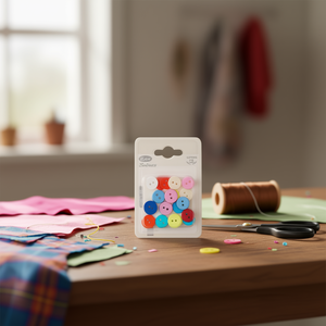 Bottoni Ilan 15mm 24 Pezzi Colorati a Due Fori per Cucito e Artigianato - Product Image 3