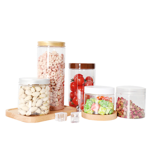 Bán Trực Tiếp Từ Nhà Máy Lọ Đựng Thức Ăn Bánh Quy Mật Ong 2Oz 3Oz 4Oz 5Oz 8Oz 500Ml 1000Ml Lọ Nhựa Gia Vị PET Trong Suốt Có Nắp - Product Image 1