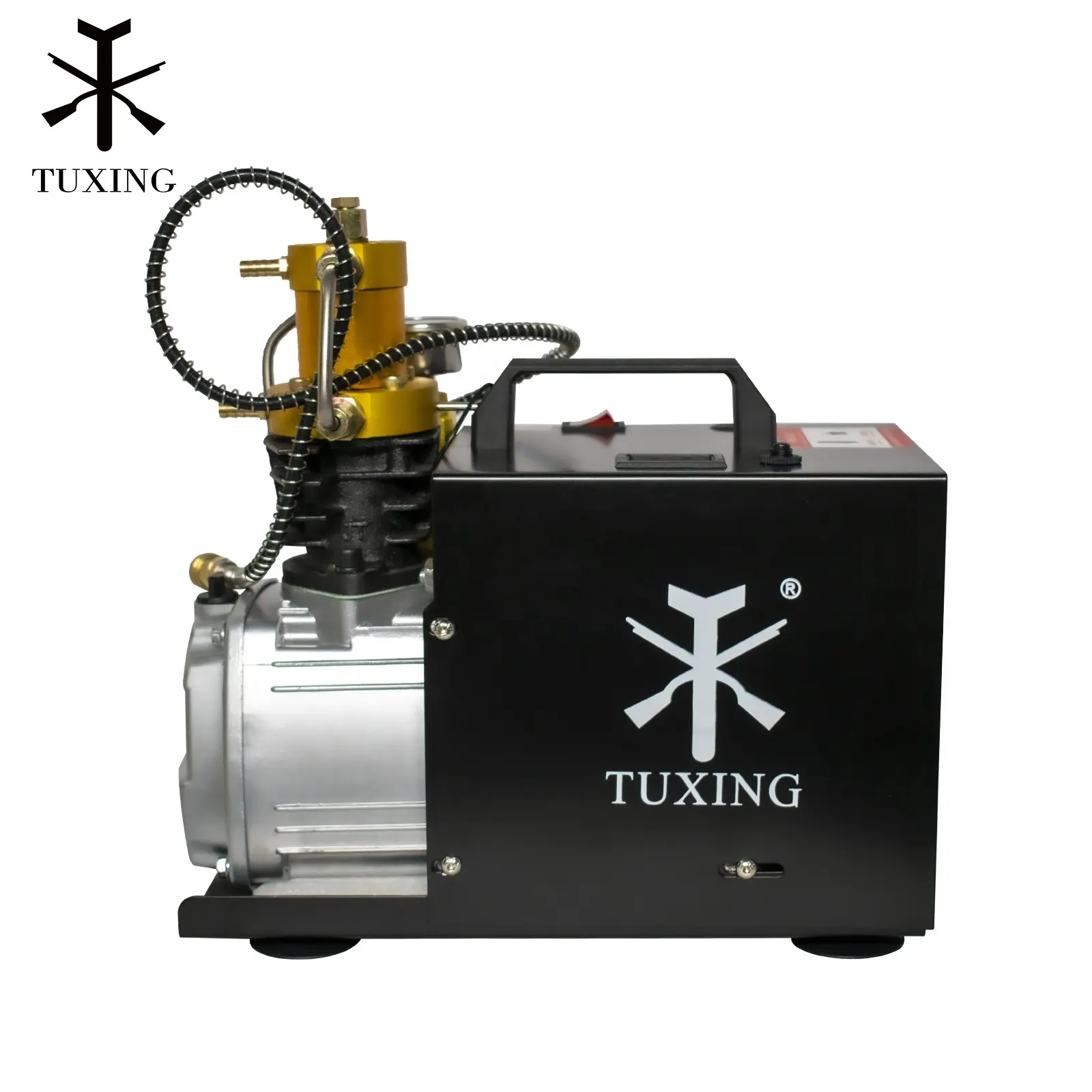 TUXING 4500psi 300bar High Pressure 30mpa PCP Air Compressor for Scuba Diving