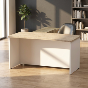 FURNIZONE Modern Contemporary Design Office <b>Desk</b> High Quality Cheap Furniture 1376 OEM L1600xW800xH795mm Wooden Panel Style - Product Image 2