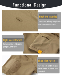 T-Shirt Tattica di Qualità Premium, Costruzione Resistente e Confortevole, Versatile per Tutte le Stagioni, Ideale per Sport e Allenamento - Product Image 3