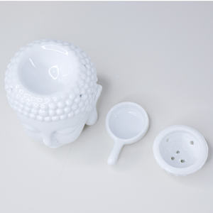 เครื่องเผา<span class=keywords><strong>น</strong></span>้ำมั<span class=keywords><strong>น</strong></span>หอมระเหยหัวพระพุทธเจ้าเซรามิกออกแบบได้ตามต้องการพร้อมช้อ<span class=keywords><strong>น</strong></span>เซรามิกขี้ผึ้งละลาย - Product Image 6