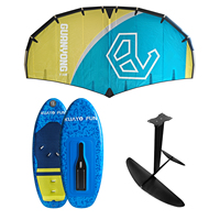 OEM ODM Wingfoil Kitesurf Wing Wind Efoil SUP Hydrofoil Planche de surf gonflable en PVC Ensemble de foil en trois parties pour le surf