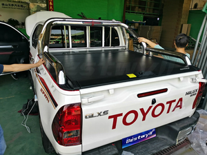 Couverture de benne manuelle rétractable pour pick-up <span class=keywords><strong>Hilux</strong></span> / Revo (Sr5 J Deck avec clôture avant) K46A, à partir de 2015 - Product Image 3