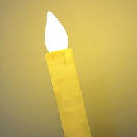 Bougie LED en cire simulée, à piles, pour mariages, fêtes, décoration d'ambiance, lumière de fête de mariage