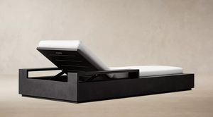 Chaise longue réglable en aluminium avec revêtement poudré résistant aux intempéries, minimaliste, pour piscine, hôtel et complexe hôtelier - Product Image 4