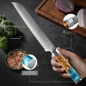 <b>kitchen</b> sharpness damascus steel chef's <b>knife</b> accessories set household slicing <b>knife</b> stainless steel cleaver <b>knife</b> messer set - Product Image 4