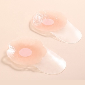 Couvre-mamelon adhésif en Silicone <span class=keywords><strong>mickey</strong></span>, 5 paires, couvertures pour mamelon, plates, réutilisables pour femmes - Product Image 4