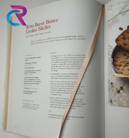 Livre de recettes relié personnalisé avec service d'impression de recettes Impression personnalisée de papier et de carton