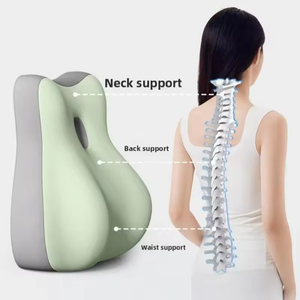 Productos para Dropshipping 2025: Cojín de espuma viscoelástica de alta calidad para asiento y cintura, ideal para relajarse sentado o acostado. - Product Image 4