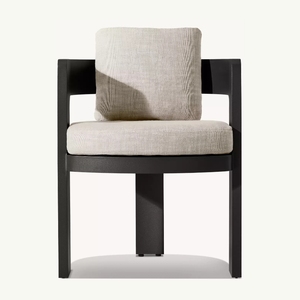 Современный антикоррозийный алюминиевый обеденный набор водонепроницаемые подушки с порошковым покрытием Современный дизайн для 5-звездочных отелей класса люкс - Product Image 3