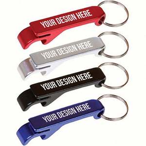 Regalos Promocionales Ecológicos Personalizados, Abridor de Latas de Bebidas de Aluminio, Encendedor, Abridor de Tapas de Botellas de Cerveza, Anillos, Llaveros - Product Image 1