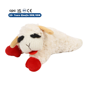 Juguete de peluche de oveja de algodón de peluche superventas personalizado juguete de oveja de peluche chirriante de cordero <span class=keywords><strong>multimascota</strong></span> - Product Image 1