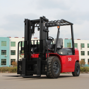 Вилочный погрузчик Tobeter CPC50, 5 тонн, дизельный, <span class=keywords><strong>2</strong></span>-уровневый, высота подъема 3 м, механическая ручная коробка передач, полный привод, цельнолитые шины, для любых дорог - Product Image 1