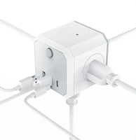 Multiprise cube UK avec ports USB Type-C, rallonge électrique avec 3 prises et ports USB-A/C, 220-240V, pour usage domestique