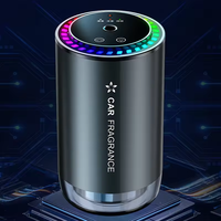 Diffuseur d'arômes de voiture intelligent haut de gamme en alliage d'aluminium, diffuseur de parfum et rafraîchisseur d'air pour voiture, sensation haut de gamme