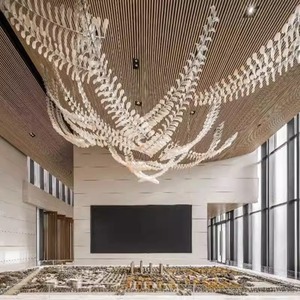 Phong cách thiết kế đương đại khách sạn hành lang nhà vẫn sáng tạo đèn trang trí hiện đại đơn giản biệt thự Câu lạc bộ sảnh tùy chỉnh đèn chùm - Product Image 3