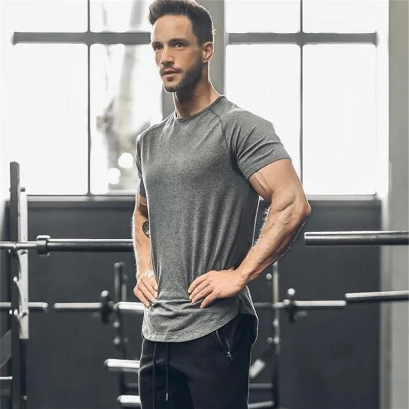 Ekspression Arashigaoka psykologi Highly Elastic Training Workout Muscle Fitness Mens Slim Fit Sport Gym –  Gift in