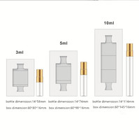 Offre Spéciale emballage extérieur de parfum 3ml 5ml 10ml boîte en papier carton écologique pour Mini vaporisateur de parfum
