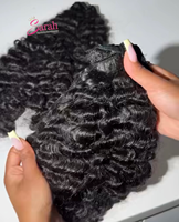 Vente en gros d'extensions de cheveux vierges humains non transformés à 100% cuticules alignées paquets de cheveux vietnamiens bouclés birmans cambodgiens bruts