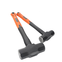 Marteau de démolition octogonal 2-4 lb avec tête en acier et manche en fibre de verre OEM pour la construction de maisons en bois