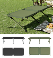 Chaise pliante portable moderne en aluminium Easy Cot pour plage, pique-nique, camping, pêche, séchage rapide, support en X