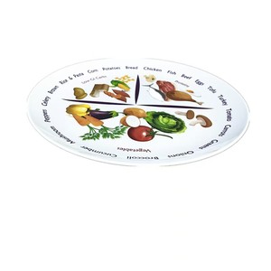 Adults' Healthy <strong>Diet</strong> <strong>Plate</strong> 3 Food Group Section Eco-Friendly Divided Fitness Eating Habits Model Portion Melamine Dish Plastic - Product Image 4