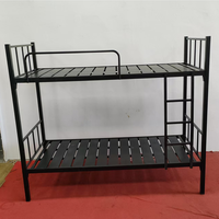Lit Superposé en Métal Robuste, Cadre Double Étage en Acier Durable, Capacité de 300 KG par Niveau