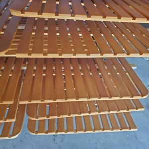 Bandes de lit respirantes cadre de lit squelette latte structure de lit stable Durable latte en <span class=keywords><strong>bois</strong></span> - Product Image 6