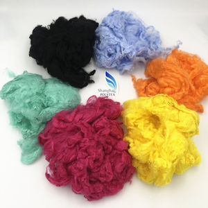 고품질 원시 흰색과 염색 viscose/레이온 스테이플 섬유 최고의 가격 - Product Image 3