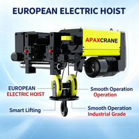 Palans électriques de type européen, capacité 10 tonnes, économiques, durables, en aluminium, télécommande, interrupteur de fin de course pour la hauteur des élingues