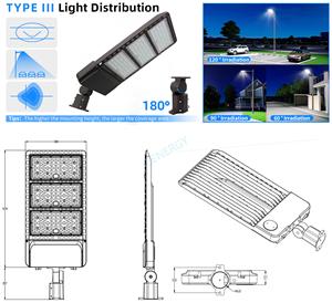7 năm bảo hành <span class=keywords><strong>LED</strong></span> khu vực ánh sáng 250W 300W DLC ETL IP66 ngoài trời <span class=keywords><strong>Led</strong></span> sân vận động đường bãi đậu xe shoebox đường phố Lũ lụt đèn - Product Image 4