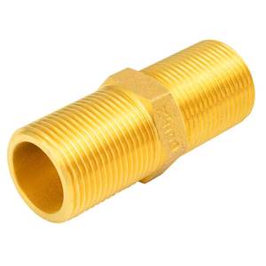 Adaptateur à filetage externe à 4 points tout en cuivre, filetage extensible à 6 points, diamètre égal, connecteur épaissi, tuyau de plomberie, tuyaux - Product Image 1