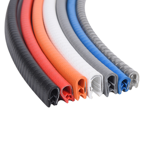 Factory Wholesale Car <strong>Door</strong> U Edge Decorative <strong>Strip</strong> with Steel Insert <strong>PVC</strong> <strong>Sealing</strong> Gasket Heat Resistant Custom Shape Cutting - Product Image 4