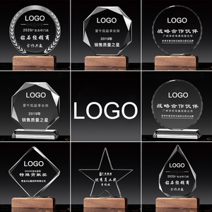 Trofei di cristallo all'ingrosso della fabbrica senza stampare trofei di cristallo personalizzati e ricordi di cristallo trofeo <span class=keywords><strong>stella</strong></span> personalizzata - Product Image 6