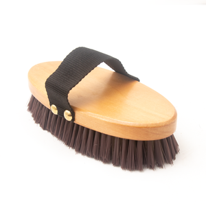 Brosse pour <span class=keywords><strong>chevaux</strong></span> Brosse en bois Brosse pour <span class=keywords><strong>chevaux</strong></span> Brosse de toilette pour le corps avec dos en bois - Product Image 4