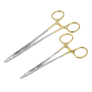 Portaagujas Mayo Hegar con Inserto de Carburo de Tungsteno, 15 cm y 24 cm, Juego de Instrumentos Manuales de Acero Inoxidable Alemán, Certificado CE ISO - Product Image 4