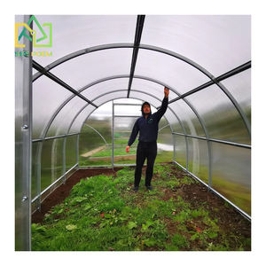 Seepoem Sigma petite serre 3x6m serre <span class=keywords><strong>en</strong></span> polycarbonate d'arrière-cour urbaine <span class=keywords><strong>de</strong></span> plain-pied <span class=keywords><strong>en</strong></span> gros pour la culture <span class=keywords><strong>de</strong></span> légumes <span class=keywords><strong>de</strong></span> fleurs - Product Image 3