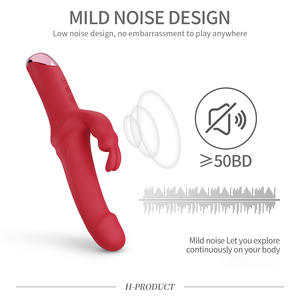 ดิลโด้ไวเบรเตอร์รูปกระต่ายตัวสั่นกระตุ้นคลิตอริสคลิตอริสเครื่องกระตุ้นคลิตอริสจิ๊บสำหรับผู้หญิงอุปกรณ์ทางเพศสำหรับผู้ใหญ่ - Product Image 3