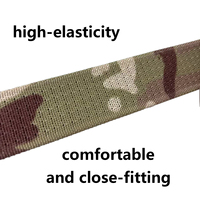 Ceinture tactique en nylon à haute élasticité avec boucle en alliage camouflage imprimée personnalisée