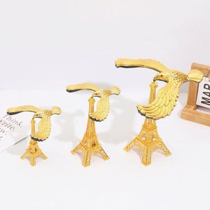 Artisanat métallique : Modèle de tour Aigle à lévitation anti-gravité, Figurine Aigle Tour Eiffel, Ornements de décoration de bureau - Product Image 5