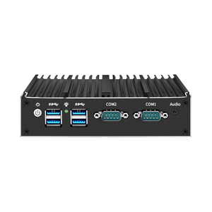 Điều khiển công nghiệp Mini box <span class=keywords><strong>PC</strong></span> nhúng CPU j6412 không quạt với 2 Lan 6 USB 2 Com 6 công nghiệp máy tính nhúng - Product Image 1
