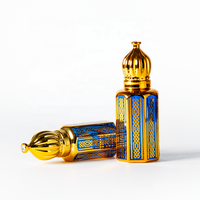Bouteilles en verre à bille de qualité supérieure de 6ml pour huile de parfum Attar conteneur d'emballage en verre vide pour crème de soin de la peau