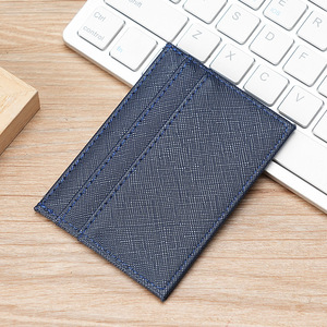 Bon marché, portefeuille mince en cuir PU Saffiano pour femmes avec blocage RFID, logo <span class=keywords><strong>personnalisé</strong></span> pour <span class=keywords><strong>passeport</strong></span> et porte-cartes - Product Image 2
