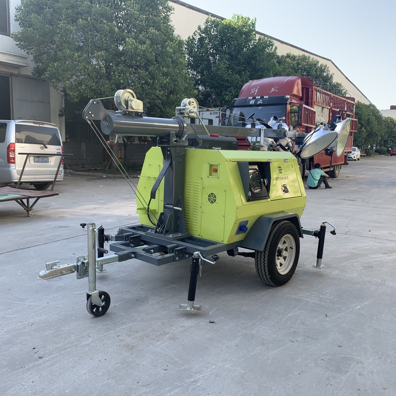 9 m 4x1000W Trailer Lighthouse Diesel