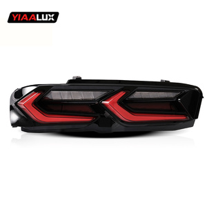 Hot-bán Nhà Máy Giá đuôi đèn cho 2014 2015 Chevy Camaro LED Đèn hậu màu Đỏ tín hiệu với đầy đủ Led đảo ngược + DRL + phanh ánh sáng - Product Image 4