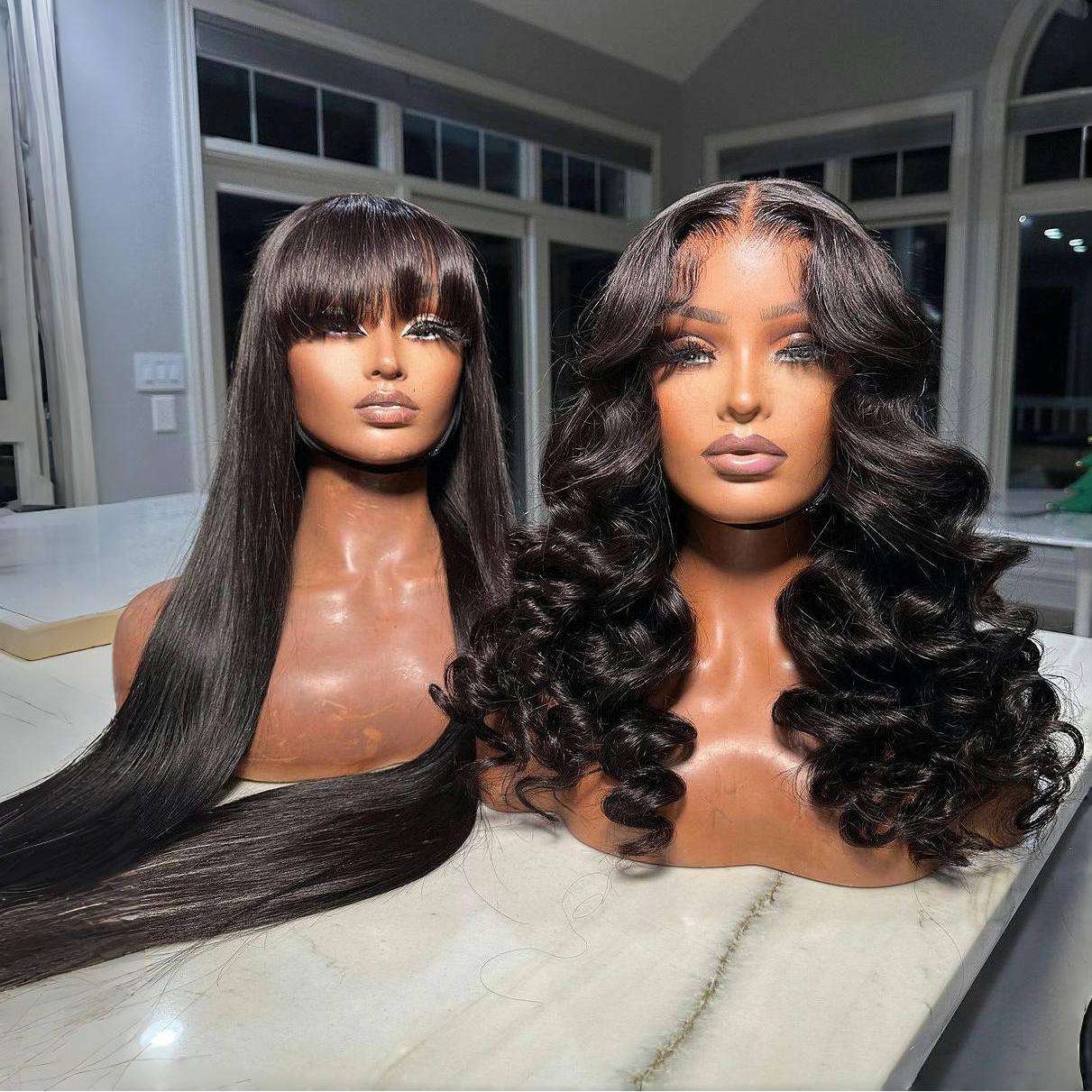 Straight Quality Full Lace Wigs HD Straight 13*6 Frontal Human