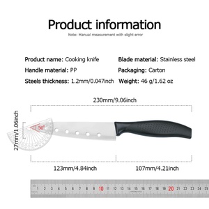 Cuchillo de Filetear Profesional para Chef, Acero Inoxidable con Alto Contenido de Carbono, Mango Ergonómico de PP y TPR, Personalizable, Calidad de Fábrica OEM - Product Image 6