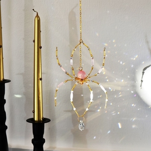 Atrapasueños de Araña de Cristal con Alambre, Colgante de Prisma Arcoíris para Ventana, Adorno Decorativo para el Hogar de Halloween - Product Image 6