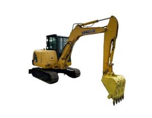 Fabriqué au Japon, mini-excavatrice Komatsu PC 56 d'occasion de 5 tonnes - Product Image 1